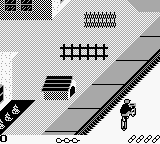 Paperboy (USA, Europe) In game screenshot